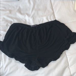 Brandy Melville ruffle shorts
